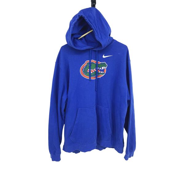 Mens Nike Florida Gators Blue Pullover Hoodie Size XXL - Picture 1 of 8